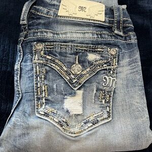 Miss Me cropped skinny jean